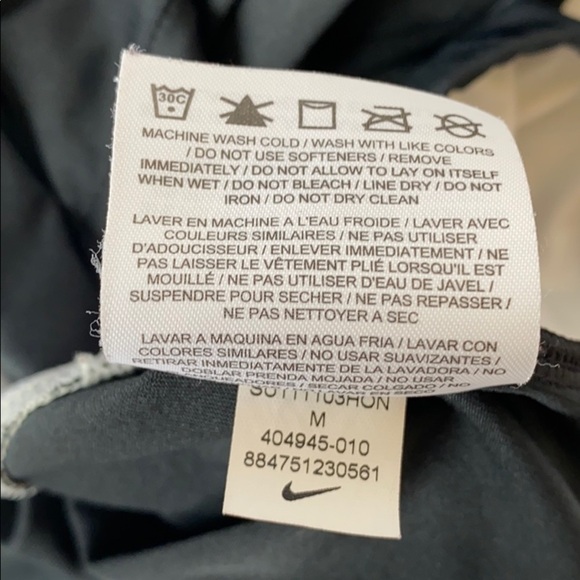 A: Nike Dry-Fit Black Active wear Wide Capris Leg Womens M - Picture 7 of 8